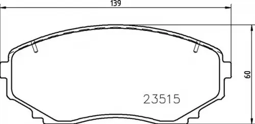 Bremsbelag eingestellt BREMBO