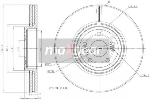 Bremsscheibe MAXGEAR