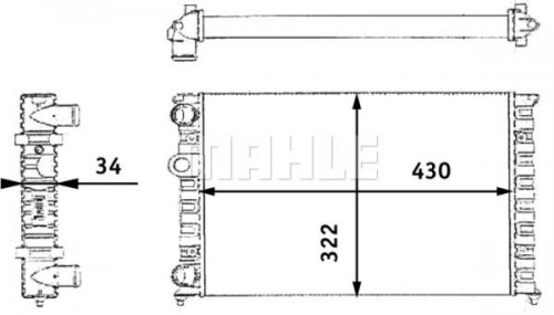 Kühler MAHLE