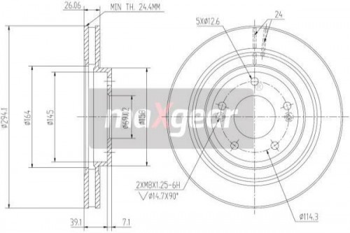 Bremsscheibe MAXGEAR