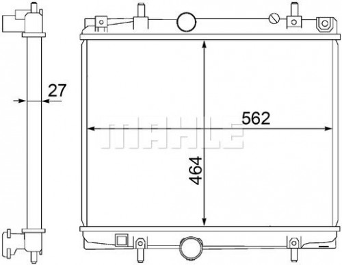 Kühler MAHLE