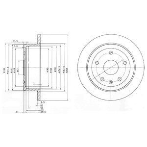 Bremsscheibe DELPHI