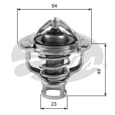 Thermostat, Kühlmittel GATES