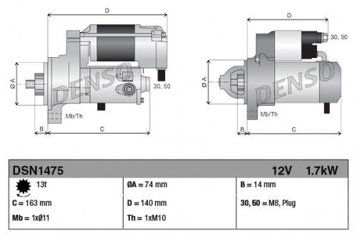 Starter / Starter DENSO