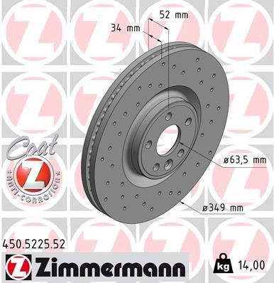 Bremsscheibe ZIMMERMANN