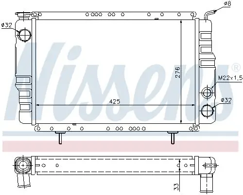 Radiateur NISSENS