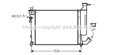 Radiateur AVA QUALITY COOLING