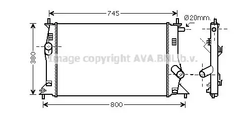 Radiateur AVA QUALITY COOLING