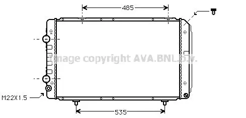 Radiateur AVA QUALITY COOLING