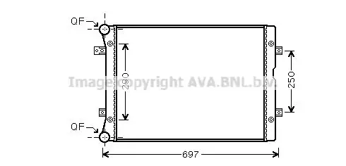 Radiateur AVA QUALITY COOLING