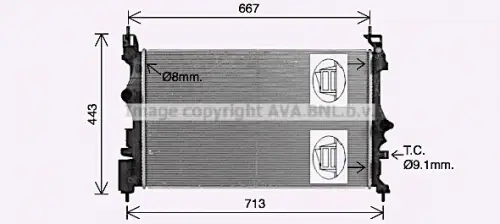 Radiateur AVA QUALITY COOLING