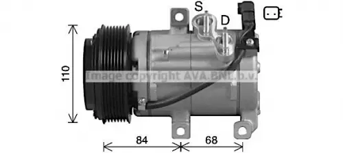 Compressor, airconditioning AVA QUALITY COOLING