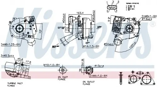 Turbocharger NISSENS