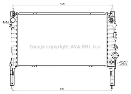 Radiateur AVA QUALITY COOLING