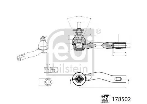 Spoorstangeind FEBI BILSTEIN