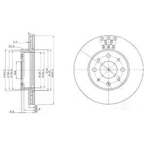 Bremsscheibe DELPHI