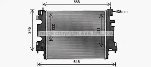 Radiateur AVA QUALITY COOLING