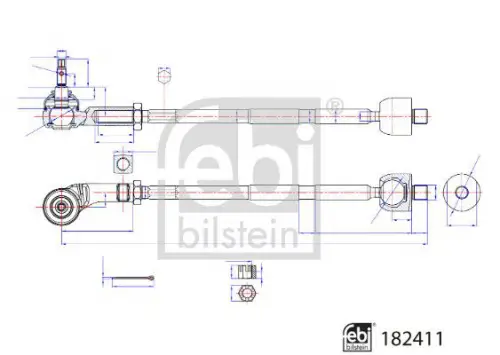 Spoorstang FEBI BILSTEIN