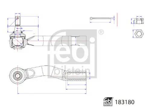 Spoorstangeind FEBI BILSTEIN