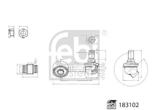 Stabilisatorstang FEBI BILSTEIN