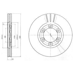 Bremsscheibe DELPHI