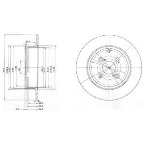 Bremsscheibe DELPHI