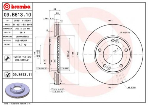 Bremsscheibe BREMBO