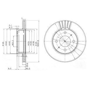 Bremsscheibe DELPHI