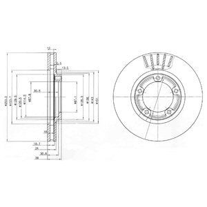 Bremsscheibe DELPHI