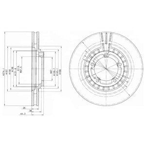 Bremsscheibe DELPHI