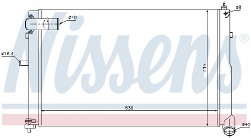 Kühler NISSENS