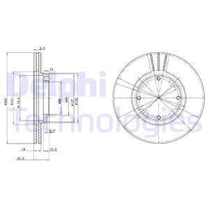 Bremsscheibe DELPHI