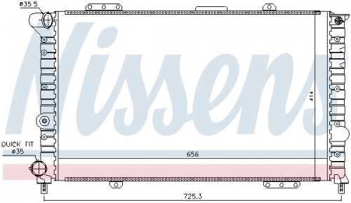 Kühler NISSENS