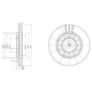 Bremsscheibe DELPHI