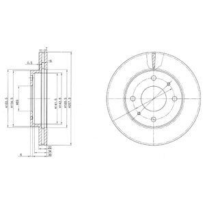 Bremsscheibe DELPHI