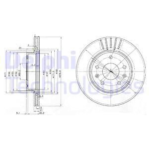 Bremsscheibe DELPHI