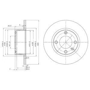 Bremsscheibe DELPHI