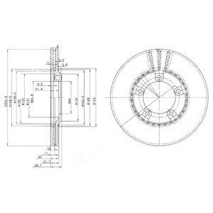 Bremsscheibe DELPHI