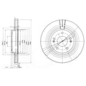 Bremsscheibe DELPHI