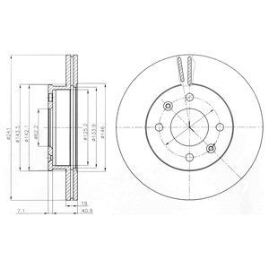 Bremsscheibe DELPHI