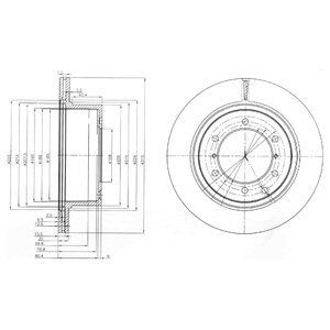 Bremsscheibe DELPHI