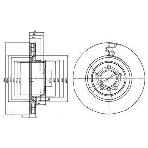 Bremsscheibe DELPHI