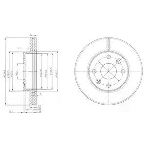 Bremsscheibe DELPHI