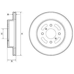 Bremsscheibe DELPHI