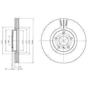 Bremsscheibe DELPHI