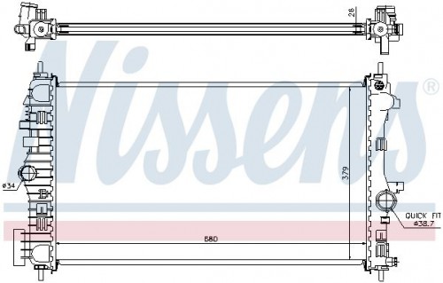 Kühler NISSENS