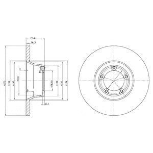 Bremsscheibe DELPHI