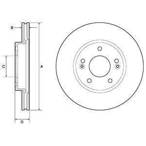 Bremsscheibe DELPHI