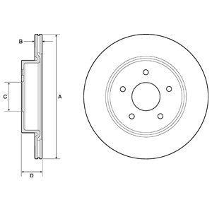 Bremsscheibe DELPHI