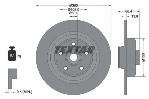 Bremsscheibe TEXTAR